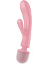 SATISFYER - TRIPLE LOVER RABBIT Sensory Device MASSAGER PINK