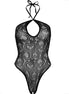 LEG AVENUE - BODY SEAMLESS HALTER NECK BLACK
