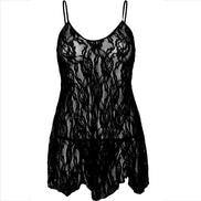 LEG AVENUE - CHEMISE BLÜMCHENSPITZE