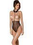 SENSUAL OPEN BODYSUIT BLACK