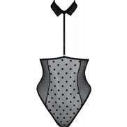 SENSUAL OPEN BODYSUIT BLACK