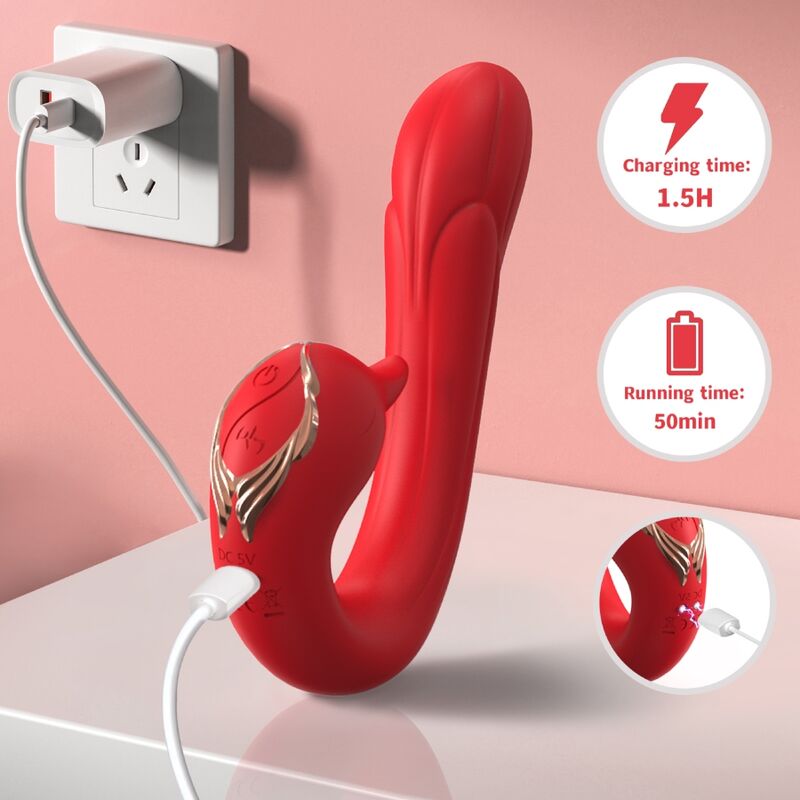 ARMONY - DELFIN Sensory Device MULTIPOSITION & HEAT EFFECT RED