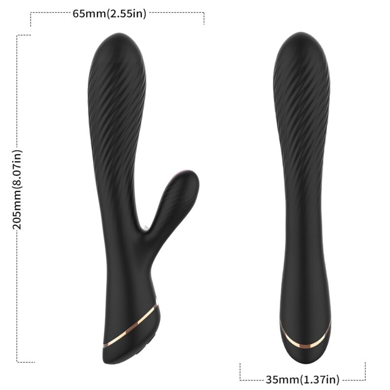 ARMONY - Sensory Device RABBIT SILICONE BLACK