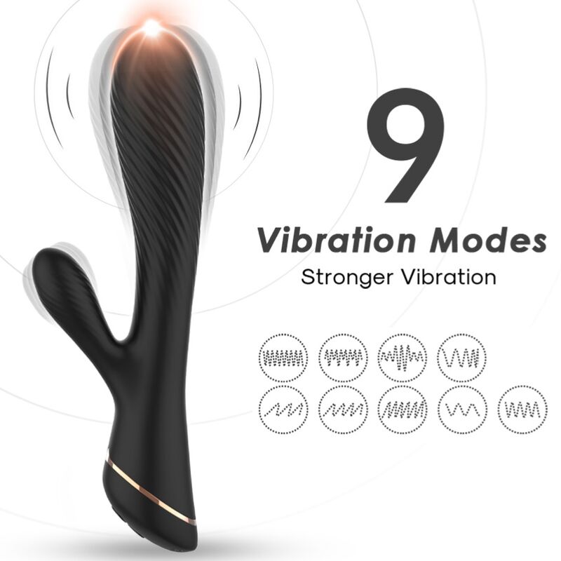 ARMONY - Sensory Device RABBIT SILICONE BLACK