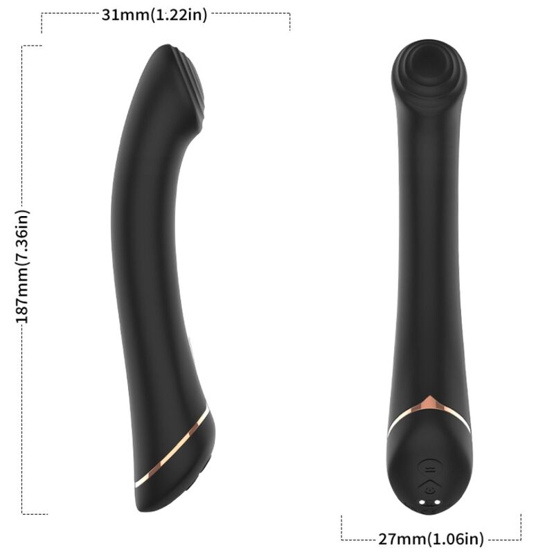 ARMONY - Sensory Device FALT HEAD SILICONE BLACK