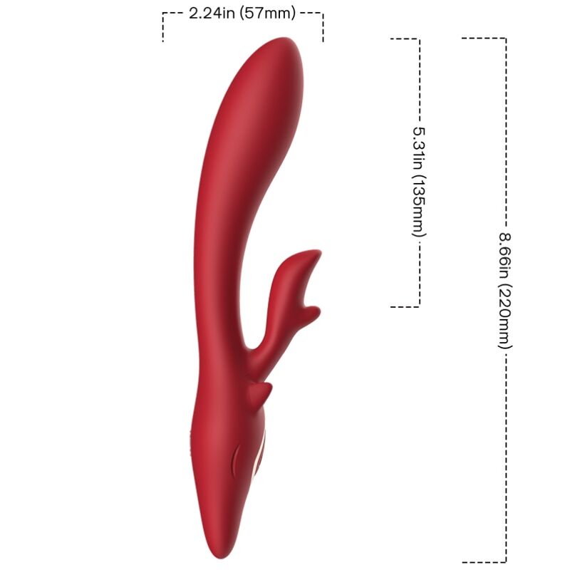 ARMONY - ELK Sensorisches Gerät RABBIT CURVED ROT