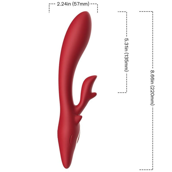 ARMONY - ELK Sensory Device RABBIT CURVED RED