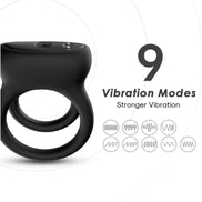 ARMONY - DOUBLE RING Sensory Device BLACK