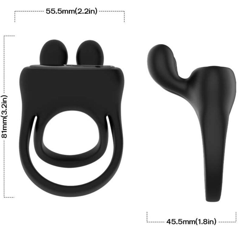 ARMONY - RING Sensory Device RABBIT BLACK
