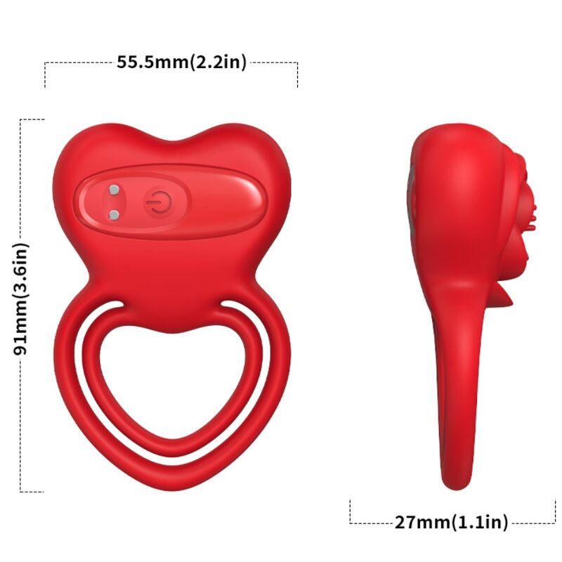 ARMONY - RING Sensory Device HEART RED
