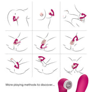 ARMONY - SECRETKISS LECKENDER VIBRIERENDER KLITORIS- & Sensorik-Stimulator GEBOGEN FUCHSIA