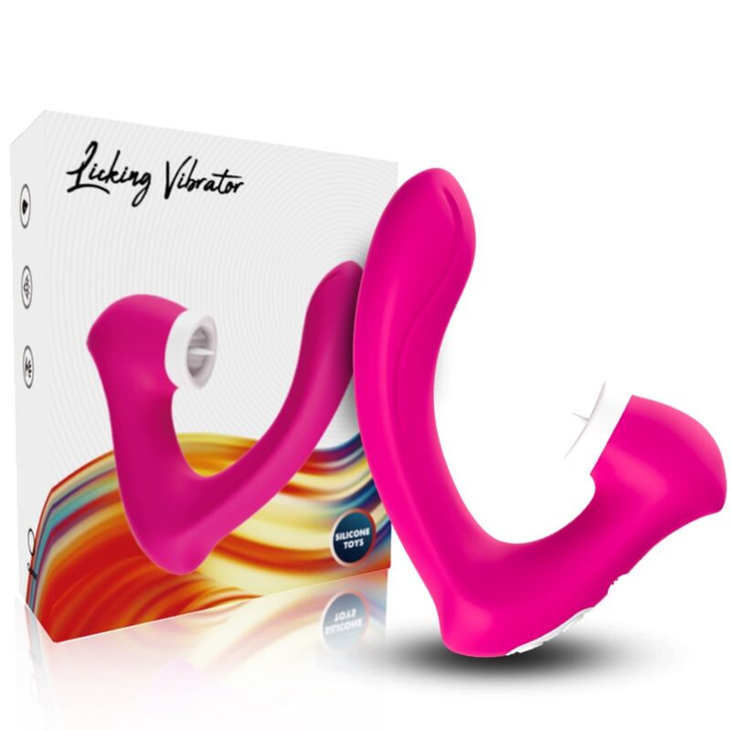 ARMONY - SECRETKISS LECKENDER VIBRIERENDER KLITORIS- & Sensorik-Stimulator GEBOGEN FUCHSIA