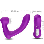 ARMONY - SECRETKISS LECKENDER VIBRIERENDER KLITORIS- & Sensorik-Stimulator GEBOGEN VIOLETT
