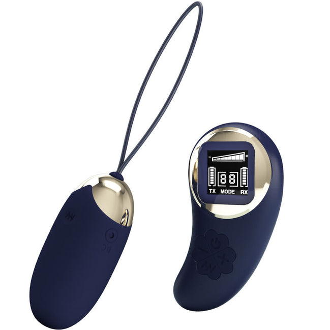 PRETTY LOVE - MINA VIBRIERENDES EI FERNGESTEUERT BLAU