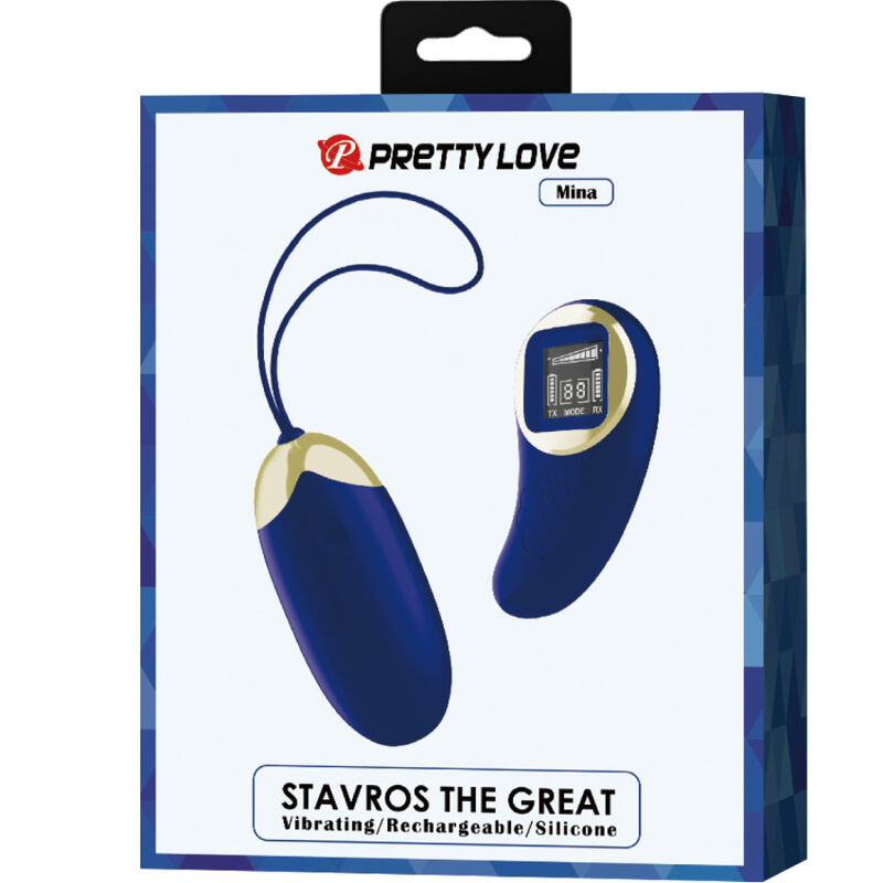 PRETTY LOVE - MINA VIBRIERENDES EI FERNGESTEUERT BLAU