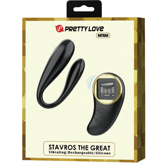 PRETTY LOVE - NATHAN DOUBLE PLEASURE Sensory Device REMOTE CONTROL