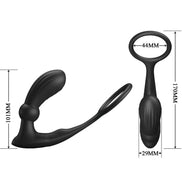 PRETTY LOVE - WARREN BLACK ANAL RING & Sensory Device