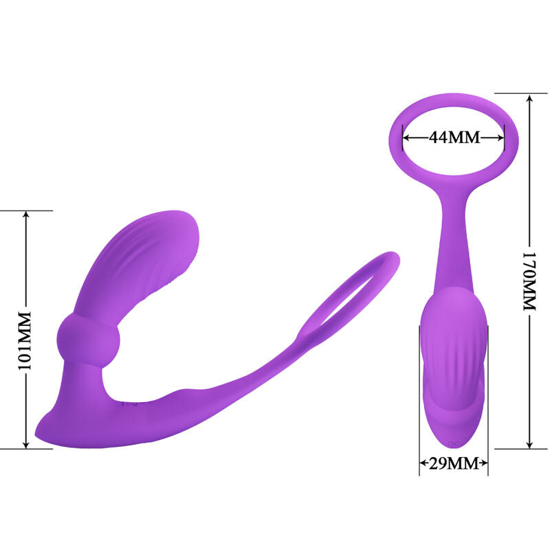 PRETTY LOVE - WARREN VIOLET ANAL RING & Sensory Device