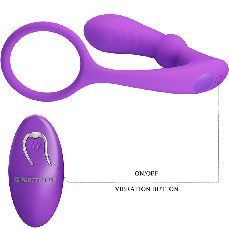 PRETTY LOVE - WARREN VIOLET ANAL RING & Sensory Device