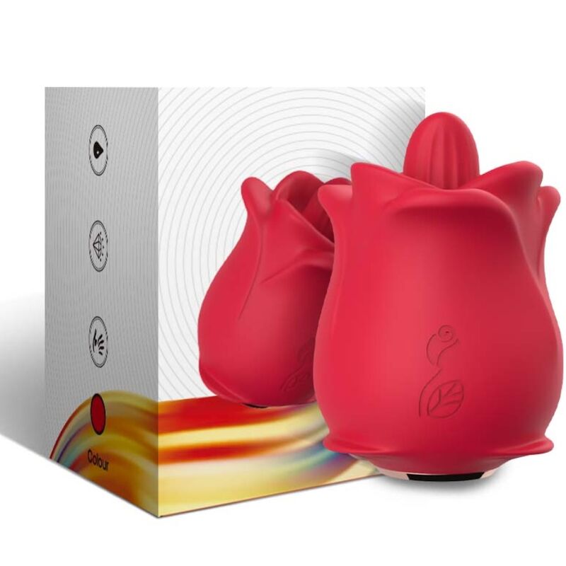 ARMONY - ROSE 10 MODES LICKING CLIT Sensory Device RED