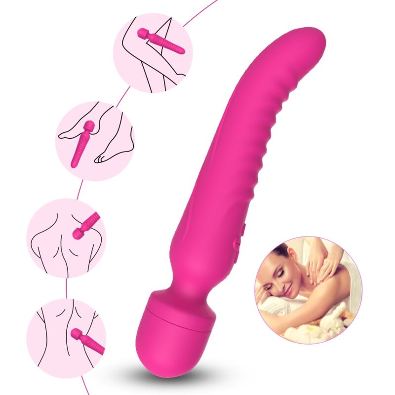 ARMONY - MISSION MASSAGER & Sensorisches Gerät WÄRMEWIRKUNG FUCHSIA