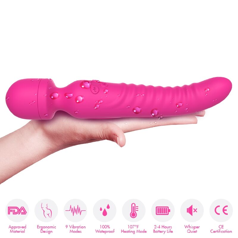 ARMONY - MISSION MASSAGER & Sensorisches Gerät WÄRMEWIRKUNG FUCHSIA