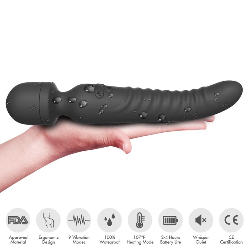 ARMONY – MISSION MASSAGER & Sensorikgerät WÄRMEEFFEKT SCHWARZ