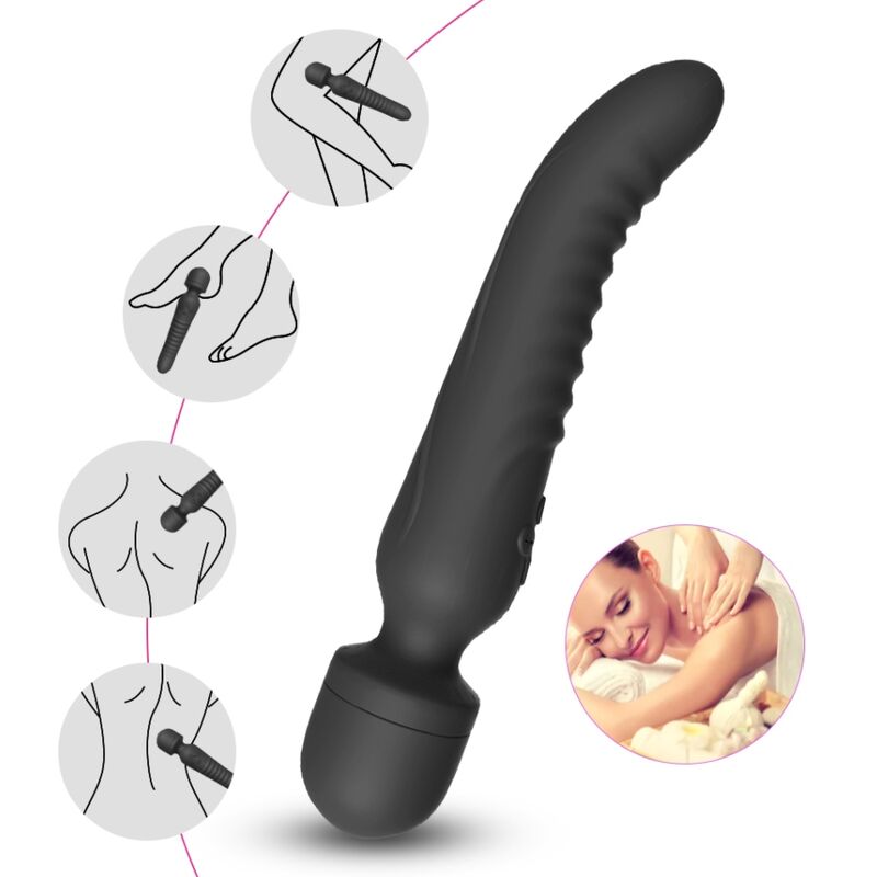 ARMONY – MISSION MASSAGER & Sensorikgerät WÄRMEEFFEKT SCHWARZ