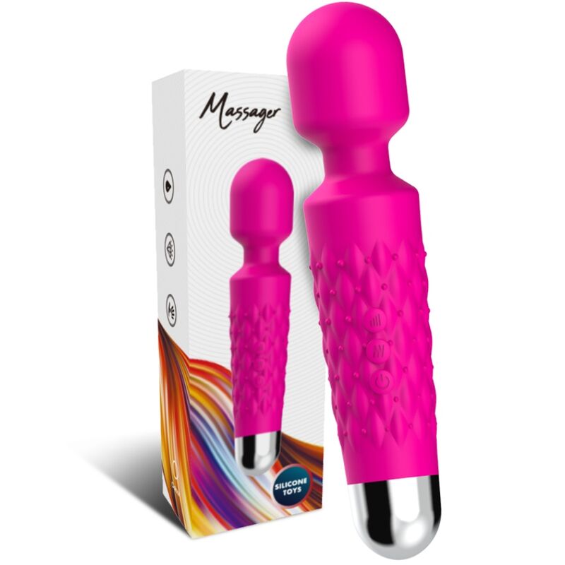 ARMONY - POSTMAN MASSAGER & Sensorisches Gerät SUPER FLEXIBLER KOPF FUCHSIA