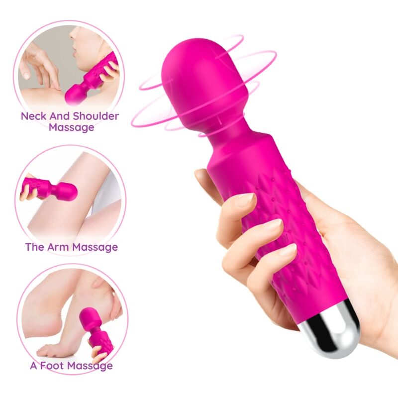 ARMONY - POSTMAN MASSAGER & Sensorisches Gerät SUPER FLEXIBLER KOPF FUCHSIA