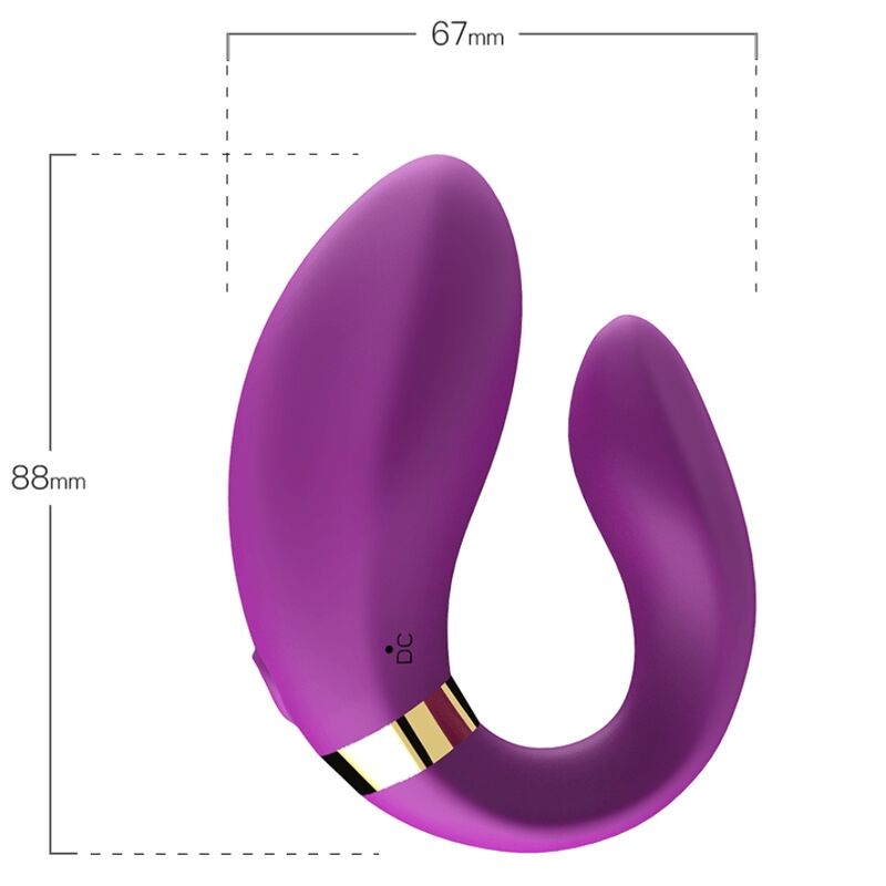 ARMONY - CRESCENT Sensory Device FOR COUPLES REMOTE CONTROL PURPLE