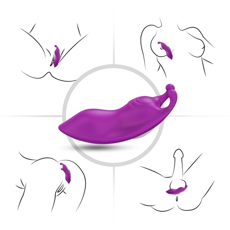 ARMONY - HONEYBEE WEARABLE PANTIES Sensory Device G-SPOT REMOTE CONTROL PURPLE