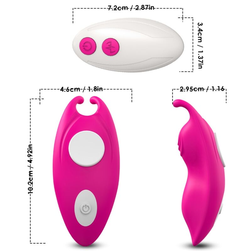ARMONY - HONEYBEE WEARABLE PANTIES Sensorgerät G-SPOT FERNBEDIENUNG FUCHSIA