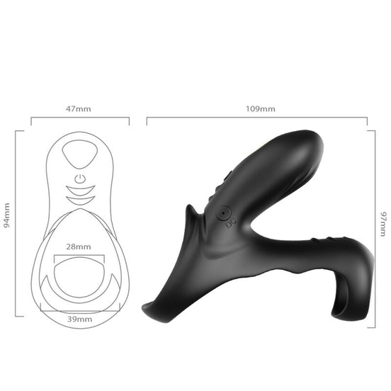 ARMONY - RANGER DOUBLE Sensorgerät RING FÜR PAARE SCHWARZ