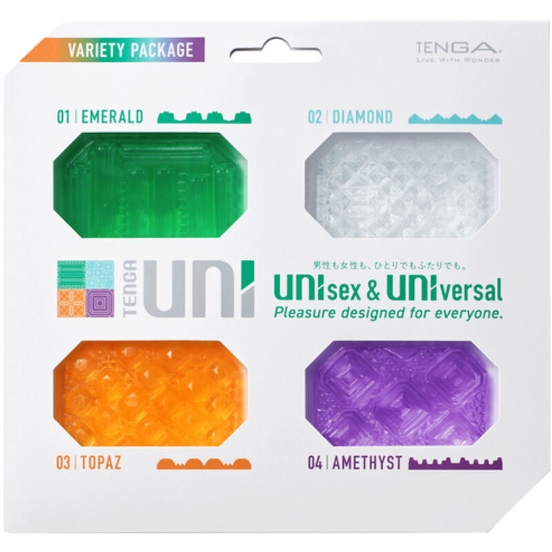 TENGA - UNI VARIETY MASTURBATOR THIMBLE PACK 4 EINHEITEN