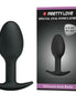 PRETTY LOVE - SILICONE ANAL PLUG 6.5 CM BLACK