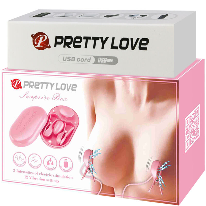 PRETTY LOVE - SURPRISE BOX PINK ELEKTRO-STIMULATIONS-PINZETTE