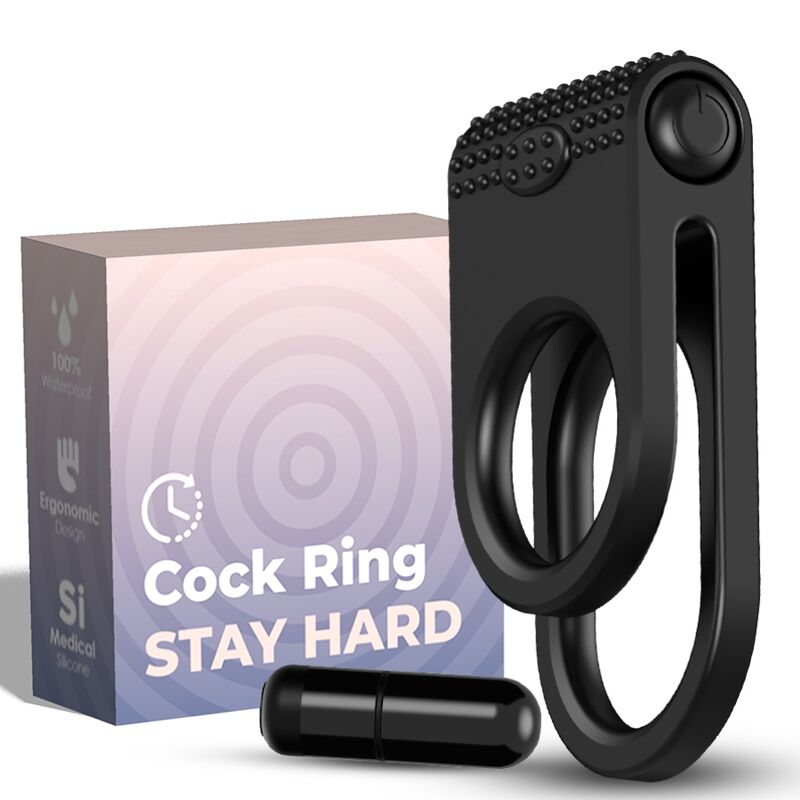 ARMONY - TWINS DOUBLE Sensory Device RING FOR COUPLES BLACK
