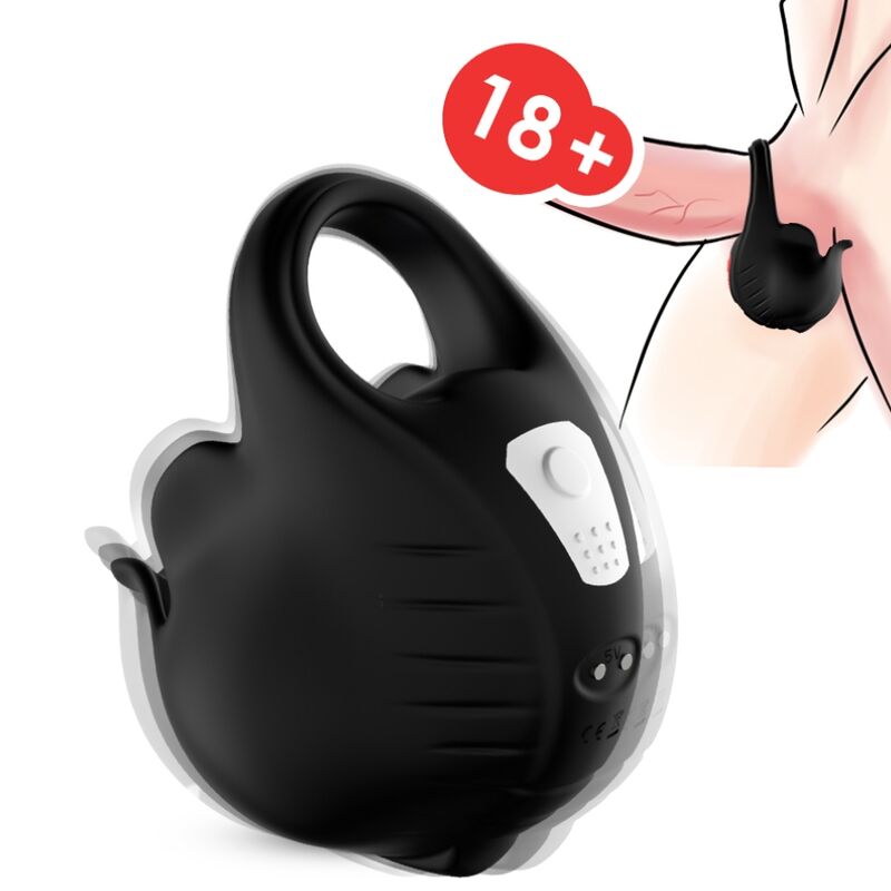 ARMONY - CUPPING Sensory Device RING BLACK