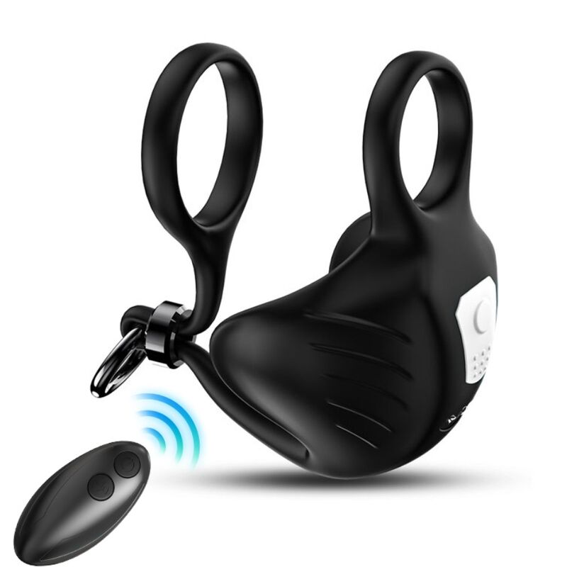 ARMONY - MANTA SCROTUM Sensorisches Gerät RING FERNBEDIENUNG SCHWARZ