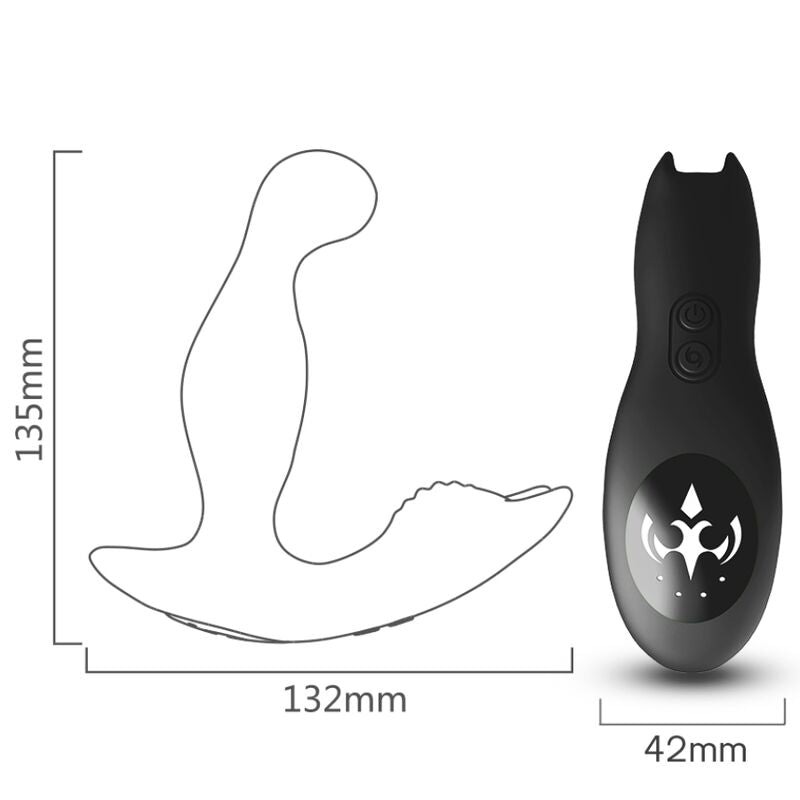 ARMONY - BAT KING Sensorgerät ANAL PROSTATA ROTATOR FERNBEDIENUNG SCHWARZ