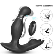 ARMONY - BAT KING Sensorgerät ANAL PROSTATA ROTATOR FERNBEDIENUNG SCHWARZ