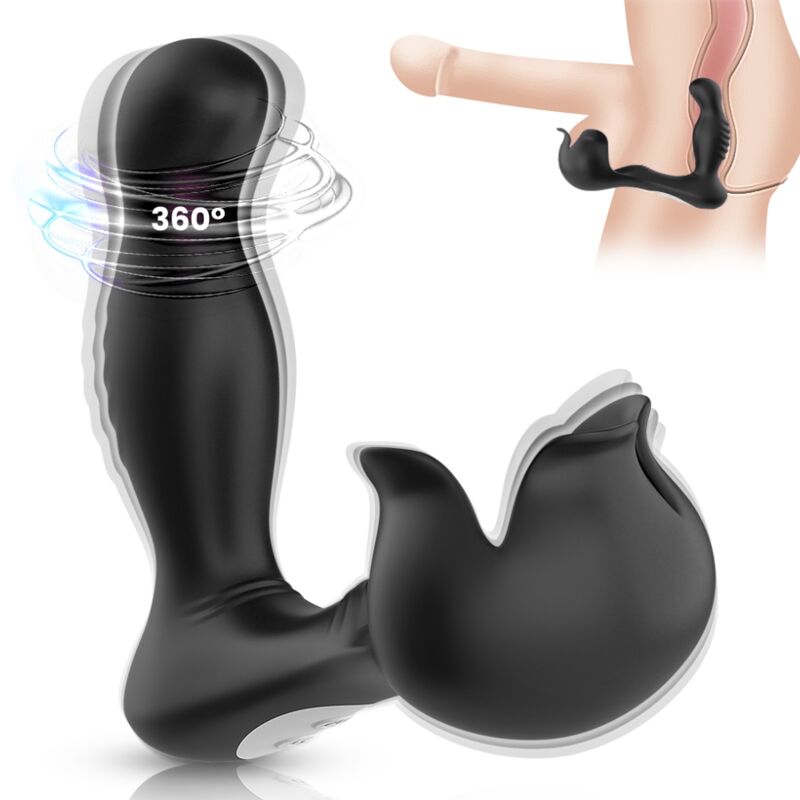 ARMONY - SURROUND Sensorisches Gerät ANAL & HODENSTIMULATOR FERNBEDIENUNG SCHWARZ