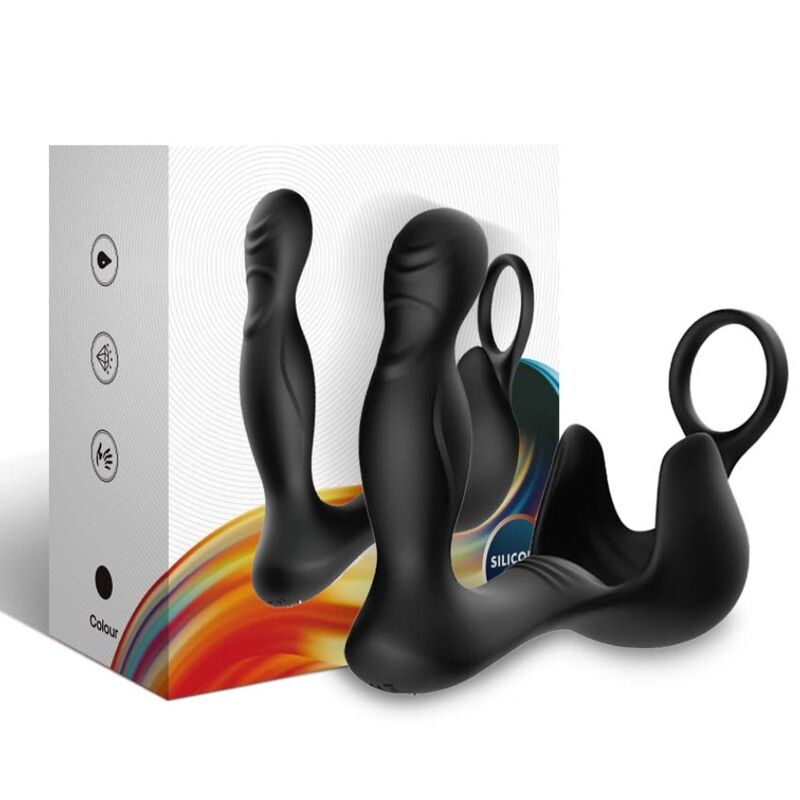 ARMONY - SURROUND Sensorisches Gerät ANAL & STIMULATOR HODEN & RING FERNBEDIENUNG SCHWARZ