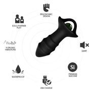 ARMONY - KYLIN FINGER Sensory Device & ANAL PLUG REMOTE CONTROL BLACK