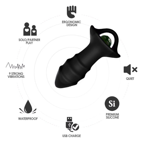 ARMONY - KYLIN FINGER Sensorgerät & ANALPLUG FERNBEDIENUNG SCHWARZ