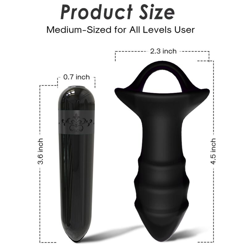 ARMONY - KYLIN FINGER Sensory Device & ANAL PLUG REMOTE CONTROL BLACK
