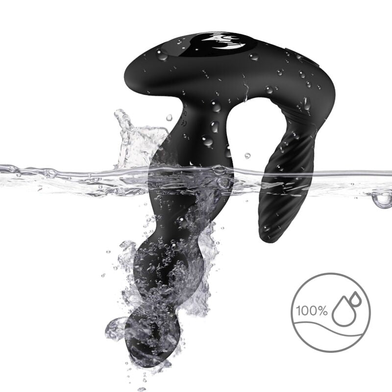 ARMONY - MANFUN Sensorgerät & STIMULATOR ANUSPLUG FERNBEDIENUNG SCHWARZ