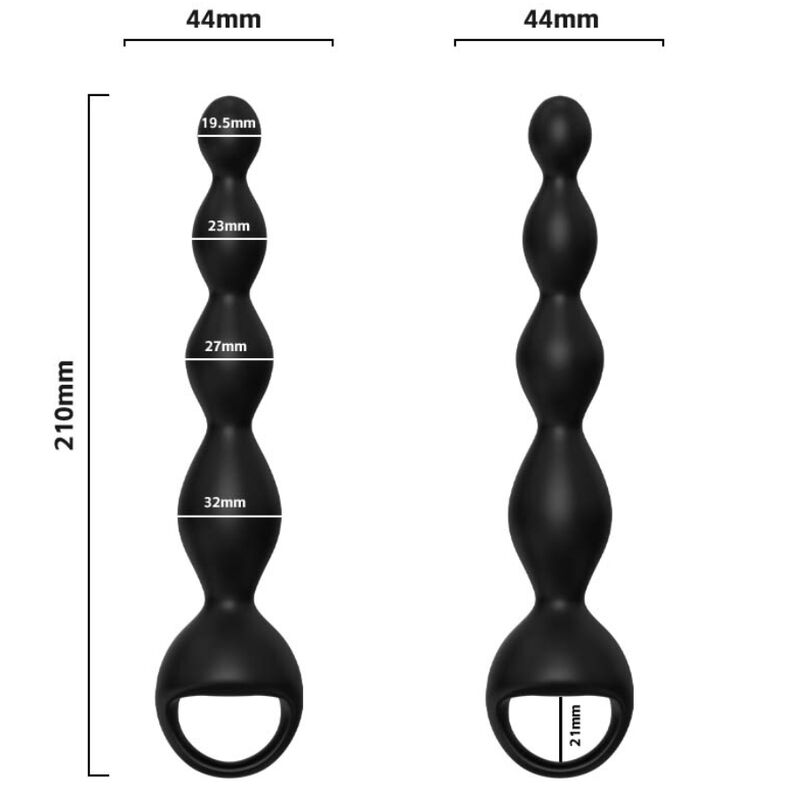 ARMONY - Sensorisches Gerät FINGER ANALPLUG SCHWARZ