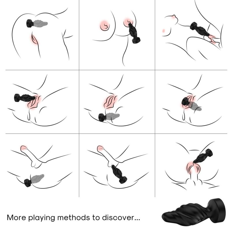 ARMONY - Sensory Device & ANAL PLUG REMOTE CONTROL BLACK